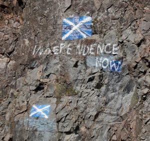 scottish independence graffiti geograph.org.uk 5853540