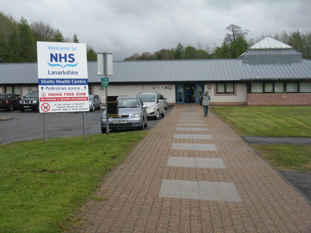welcome to nhs lanarkshire (geograph 2949673)